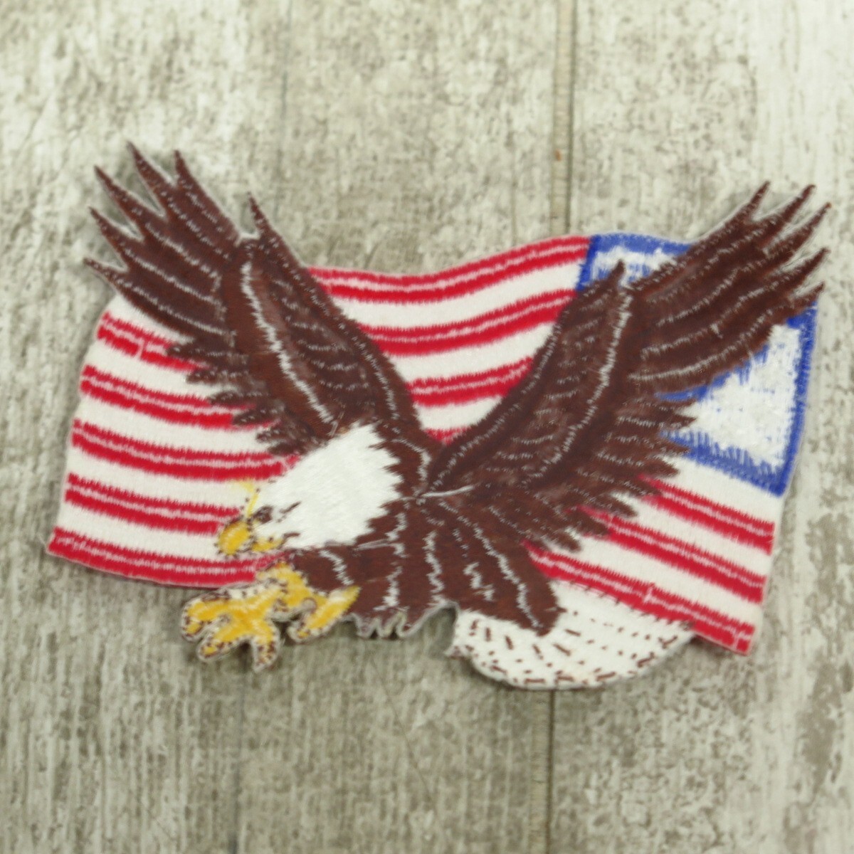 United States Flag and Eagle 3 5/8" Embroidered Patch