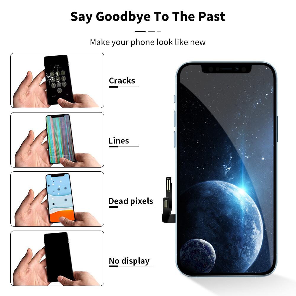For iPhone XS LCD Screen Replacement Display Digitizer Assembly 3D Touch Screen