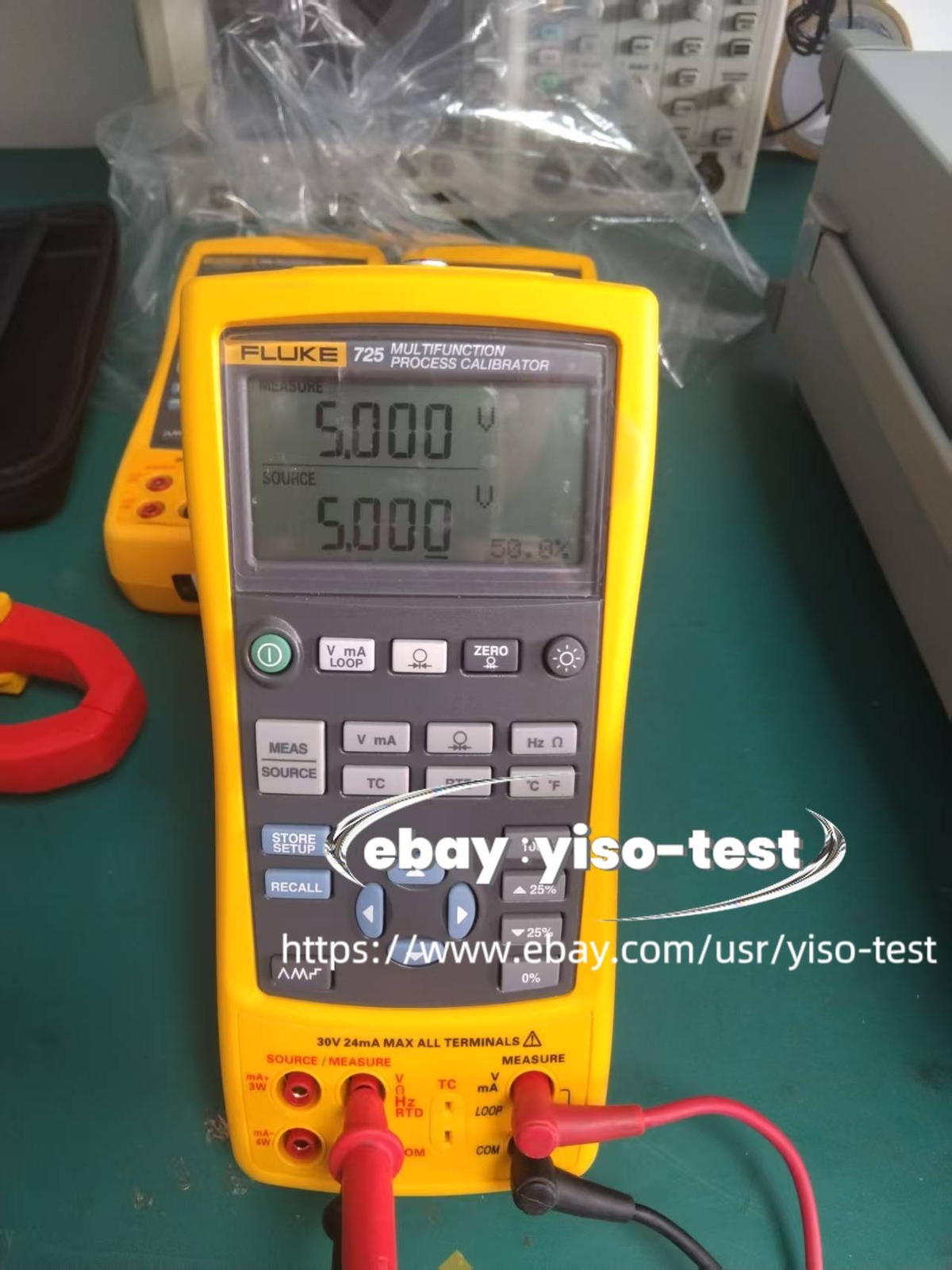 1PCS Fluke 725 Multifunction Process Calibrator Calibrated / tested good/working