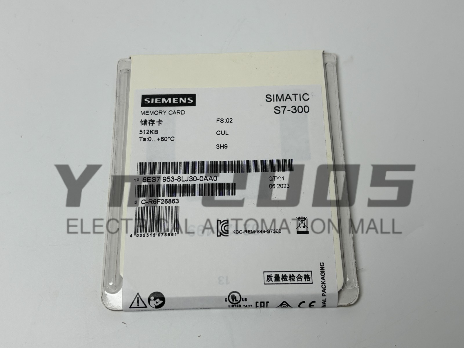 1PC New Siemens 6ES7953-8LJ30-0AA0 Micro Memory Card 6ES7 953-8LJ30-0AA0