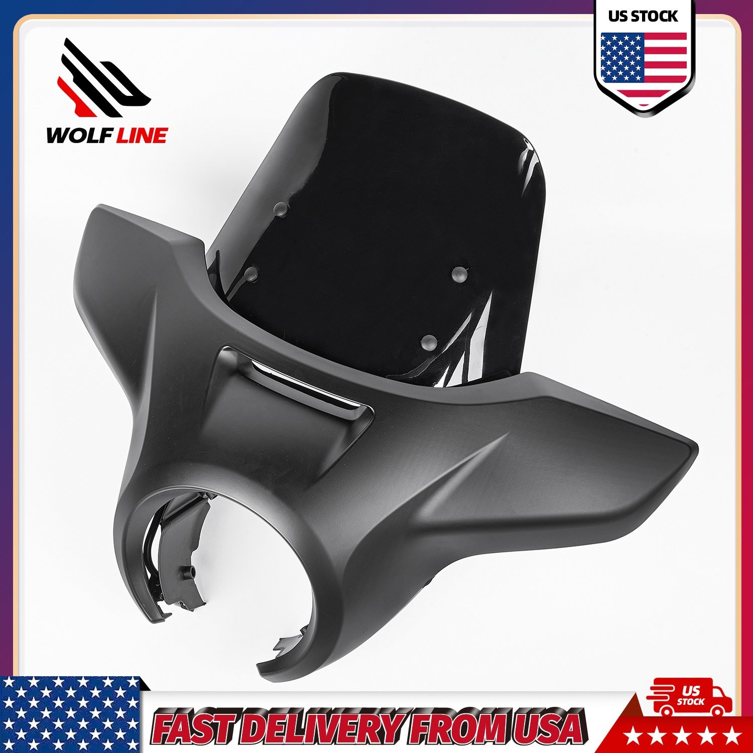 WOLFLINE Windshield & Headlight Fairing Kit for Honda Rebel 300 2020-2026