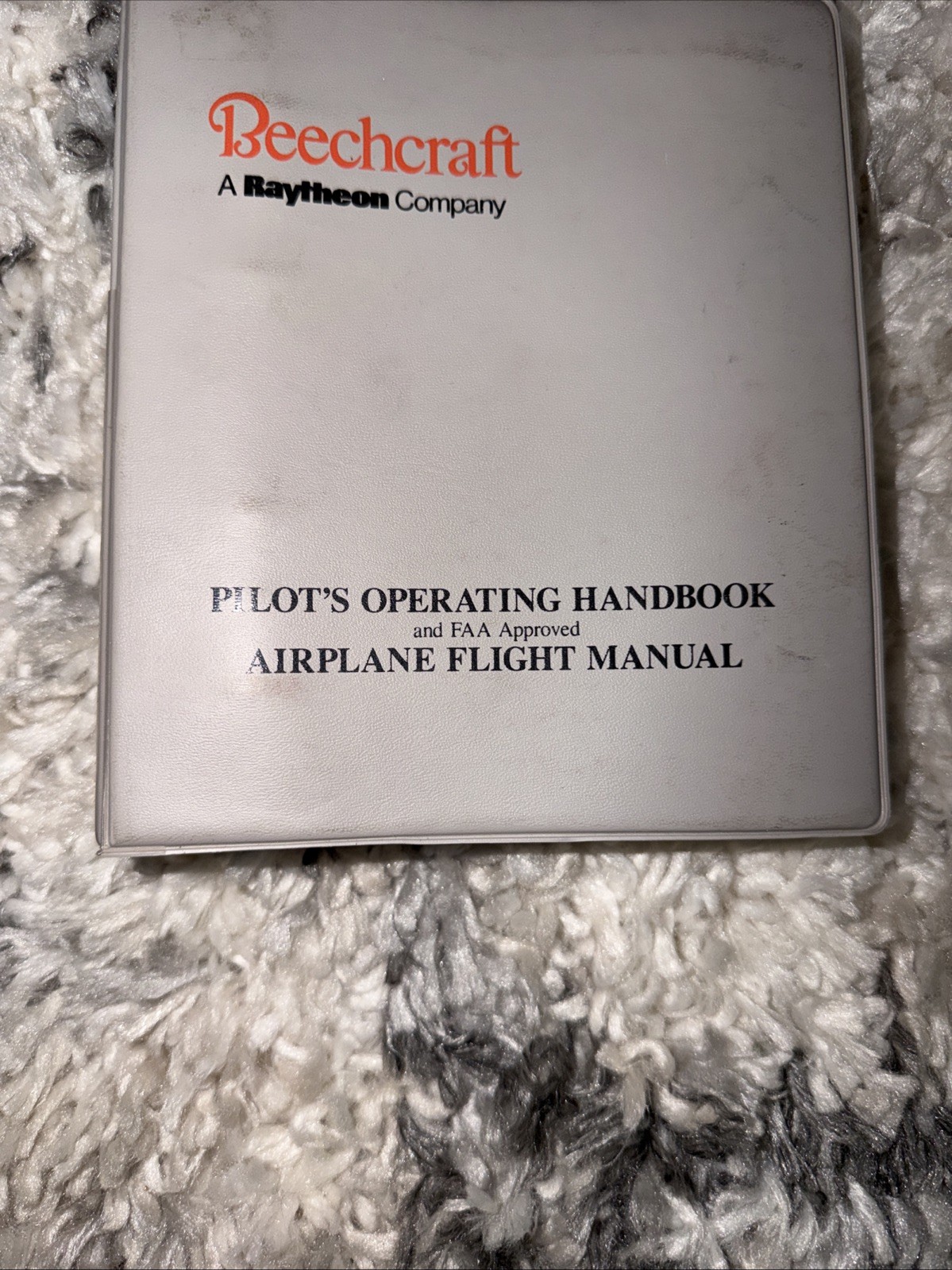Beechcraft Barron 58 Pilot's Operating Handbook FAA Approved Flight Manual 1983