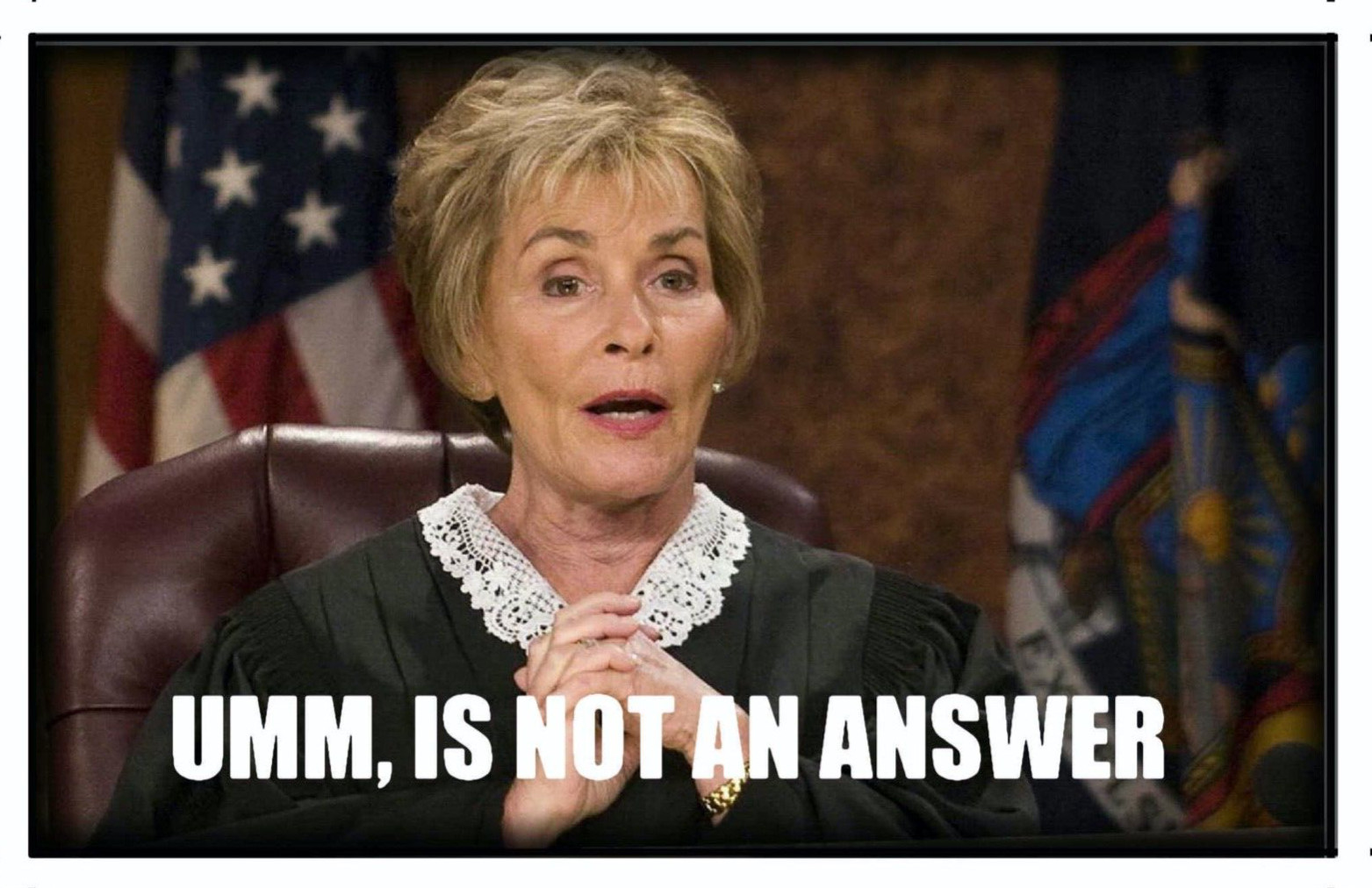 Magnet #170 Judge Judy Daytime TV Not An Answer