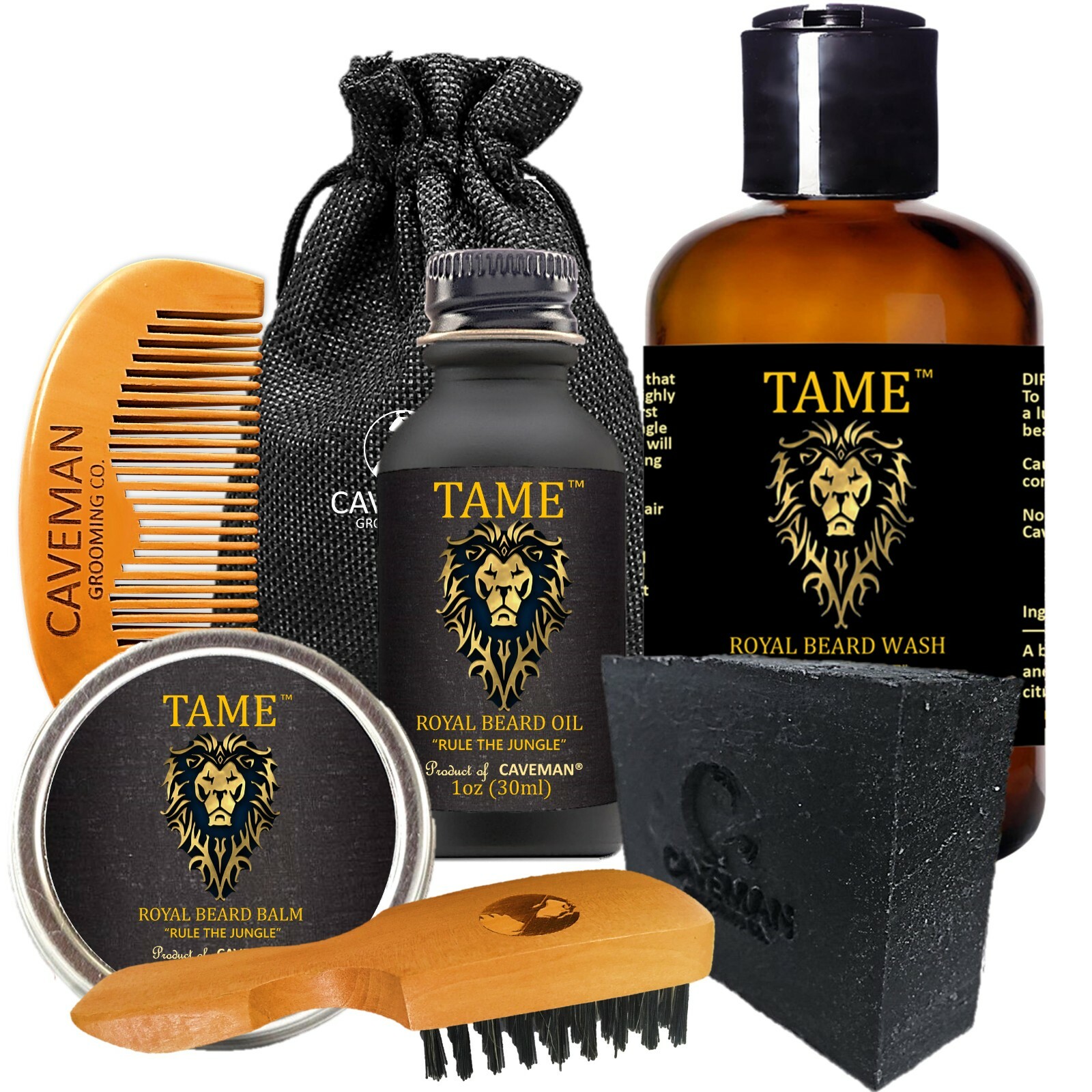 Beard Growth Kit for Men - Grooms Beard Mustache boosts hair growth Beard Oil