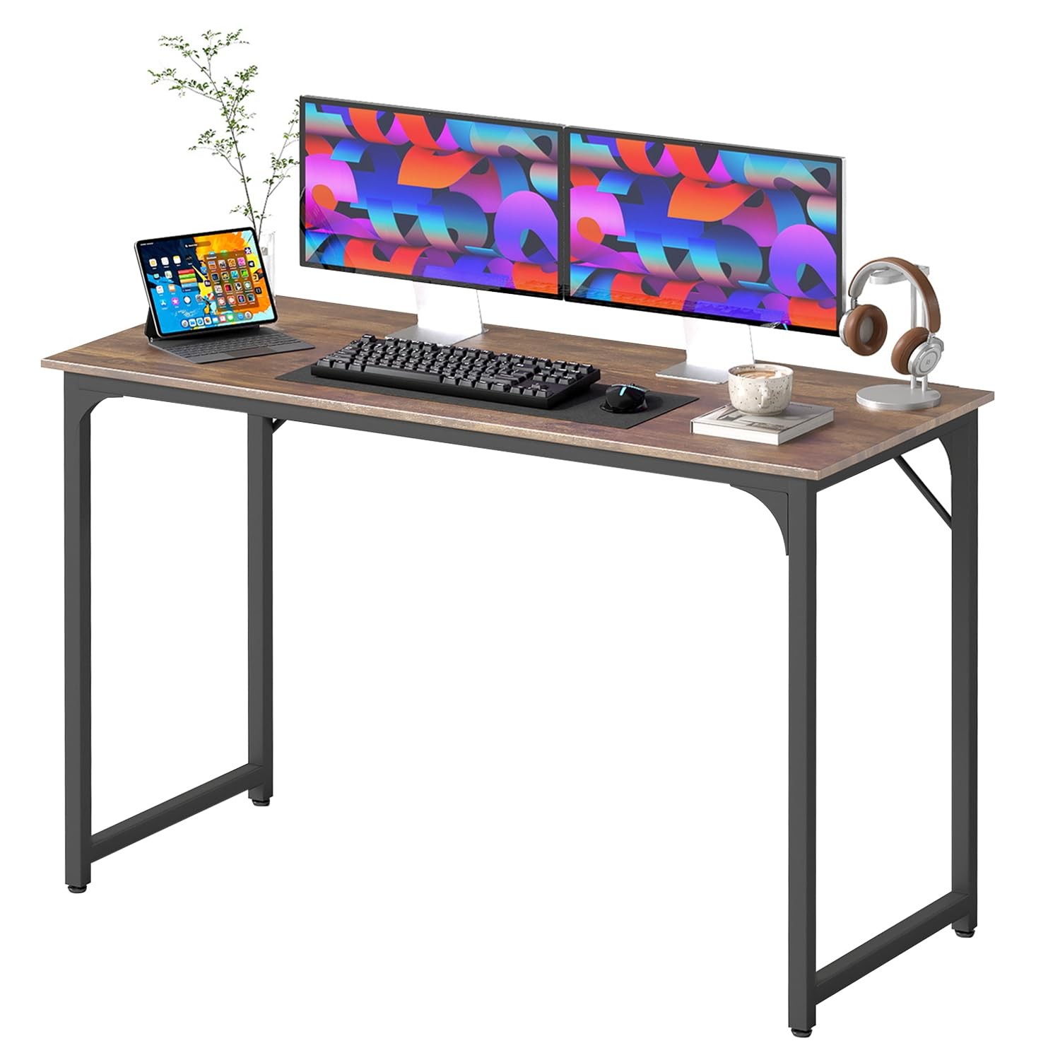 Computer Desk,47.2 inches Home Office Desk Writing Study Table Modern Simple Sty
