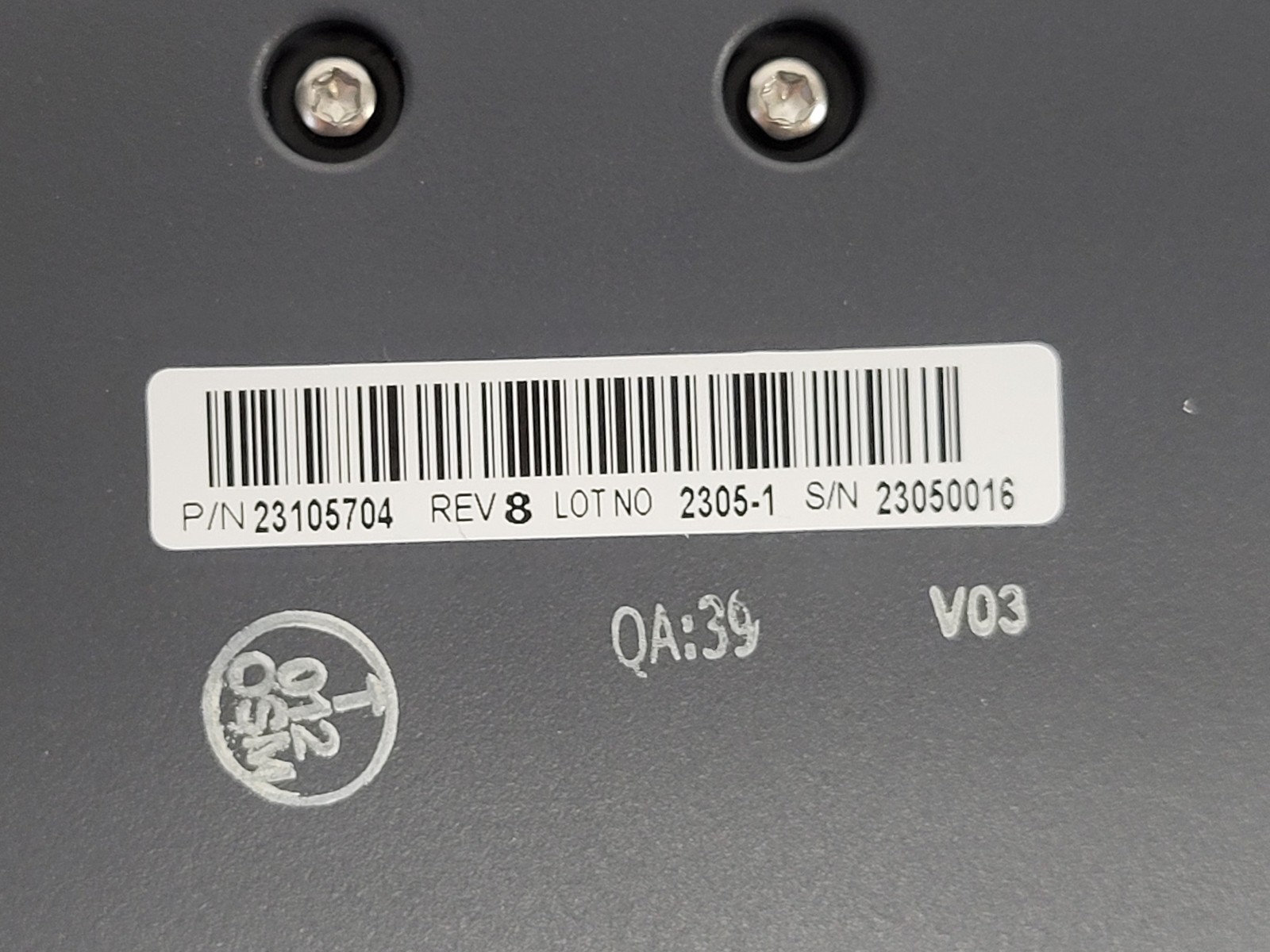 Rapiscan Operator Control Panel 23105704 for 618XR, 620XR Security X-Ray