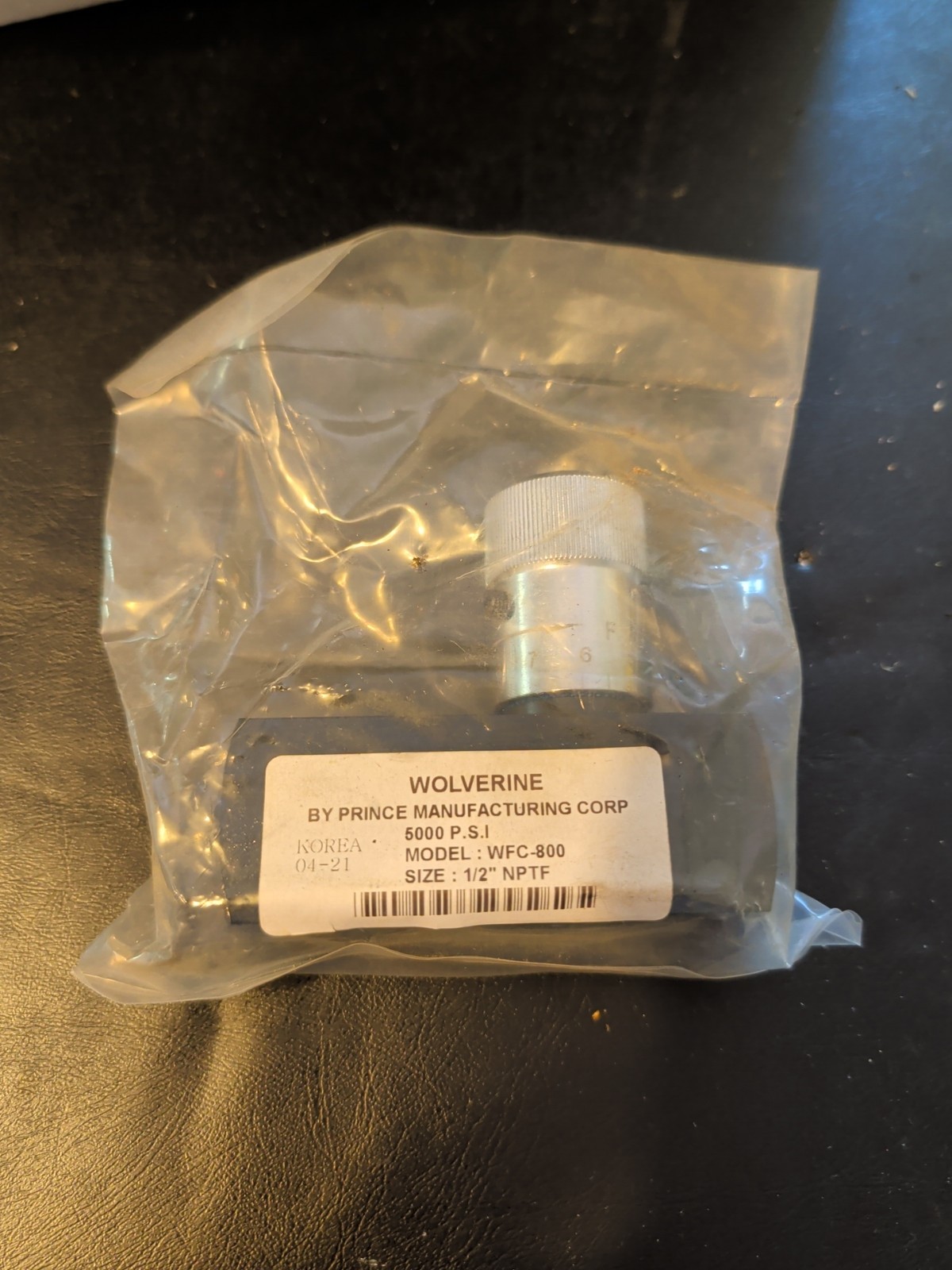 Prince WFC-800 Wolverine Flow Valve 1/2" NPTF