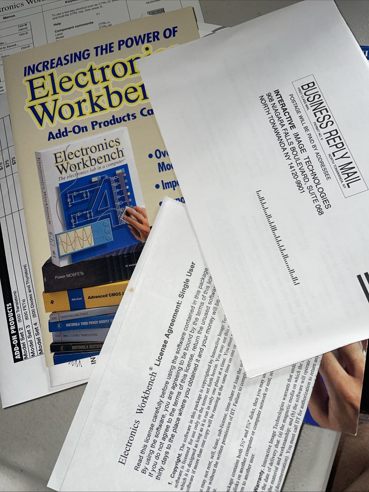 Electronics Workbench 4.1c 3.5" Disks Lab Computer Vintage PC Windows Software