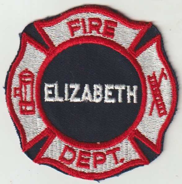 Elizabeth NJ Fire Department older patch ship from Australia