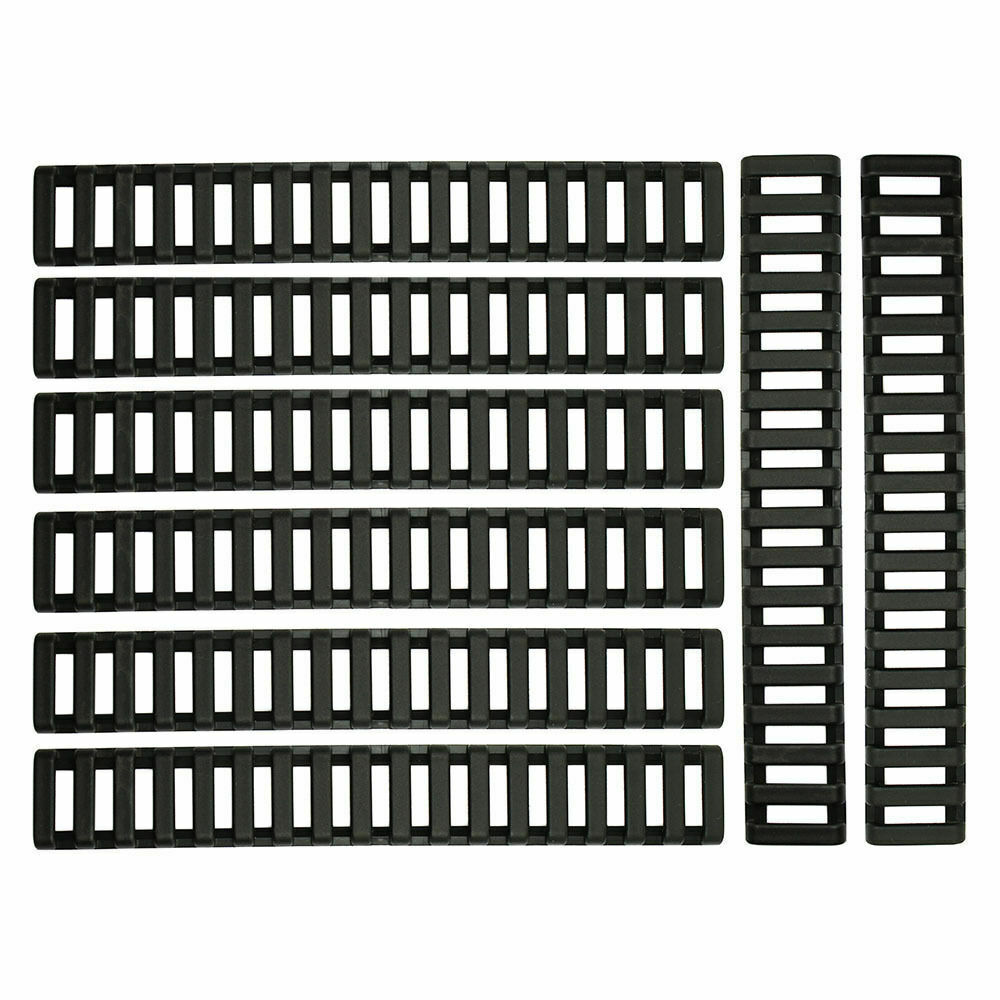 8 PCS Heat Resistant Rifle Weaver Picatinny Ladder Rail Covers - 3 Color