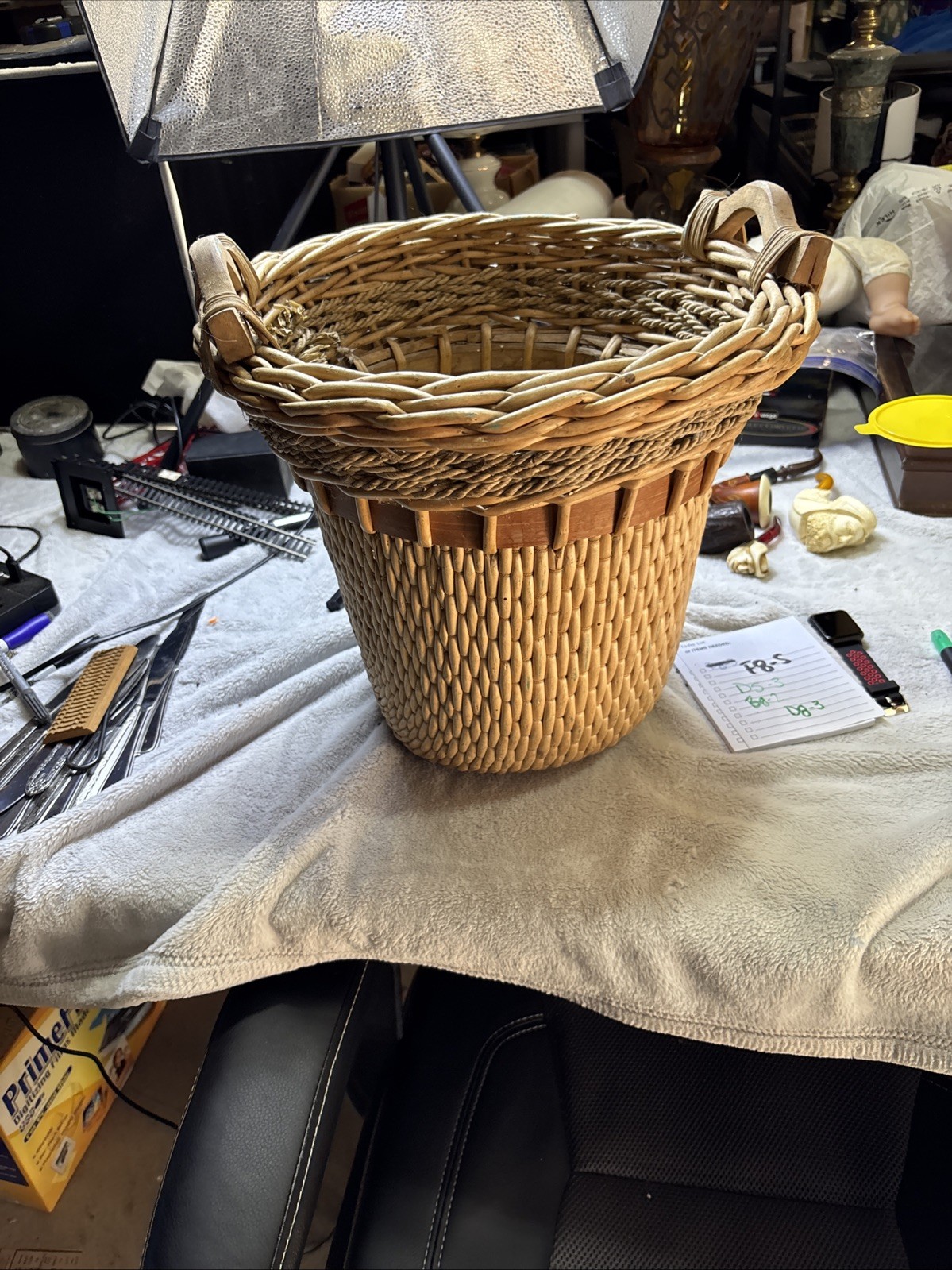 Hand Wooven Rice Basket