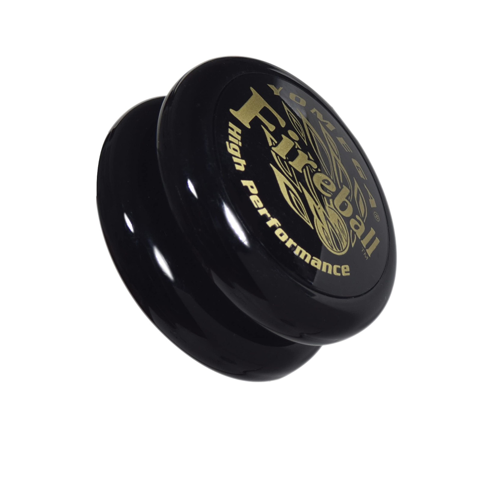 Yomega Fireball YoYo -HIGH Performance Responsive 58.4Mm, Black/Gold