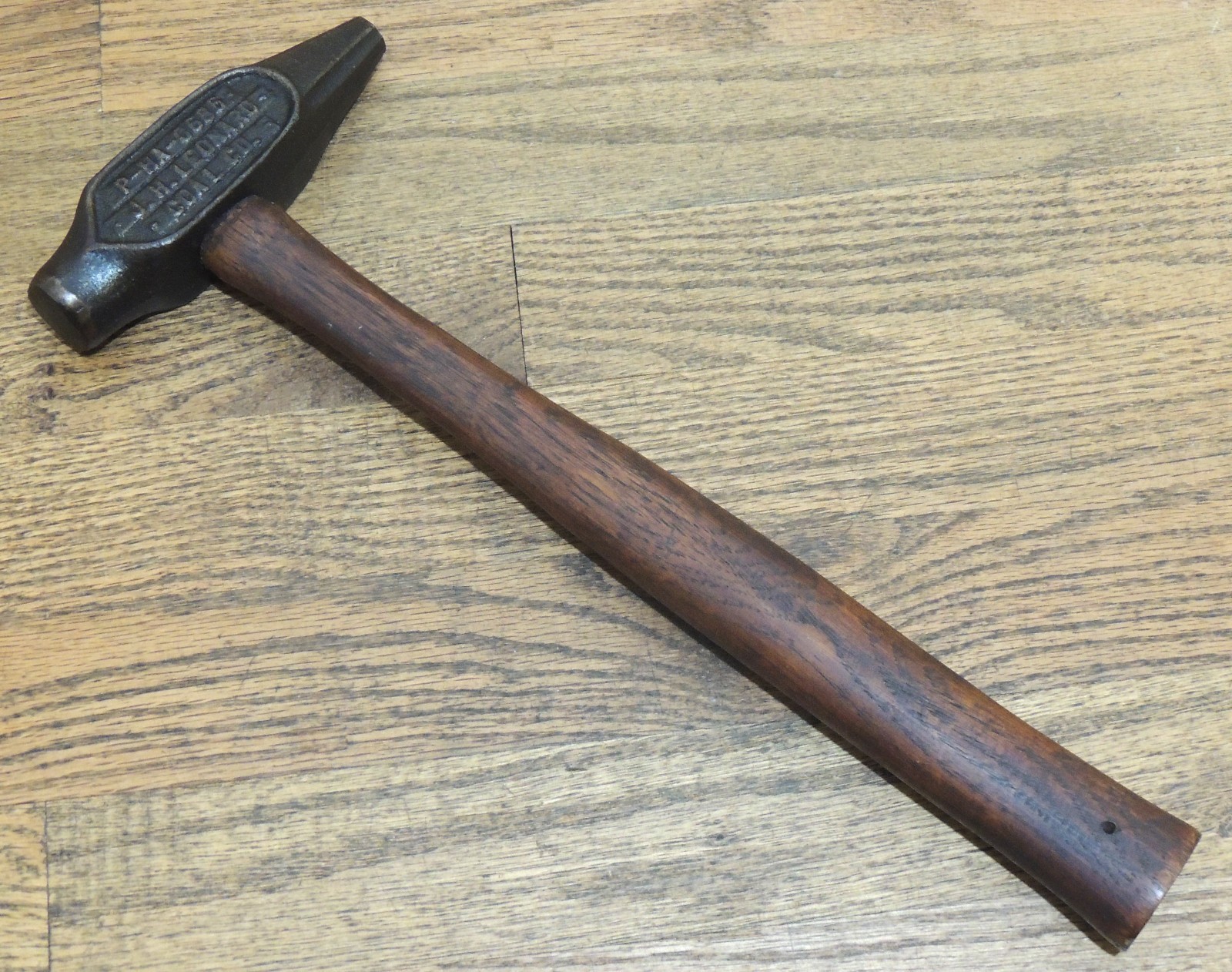 J. H. LEONARD COAL Co. ADVERTISING COAL HAMMER-MAJESTIC SMOKELESS-ANTIQUE TOOL