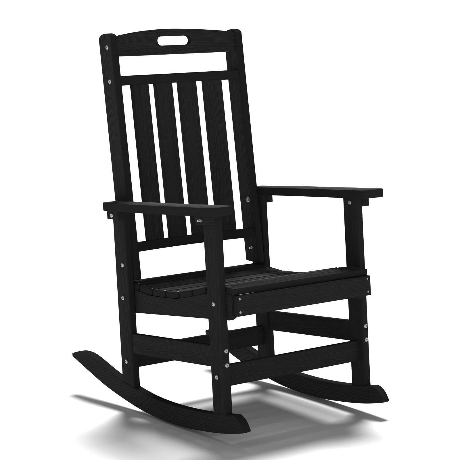 All-Weather HDPE Outdoor Rocking Chair Patio Porch Rocker