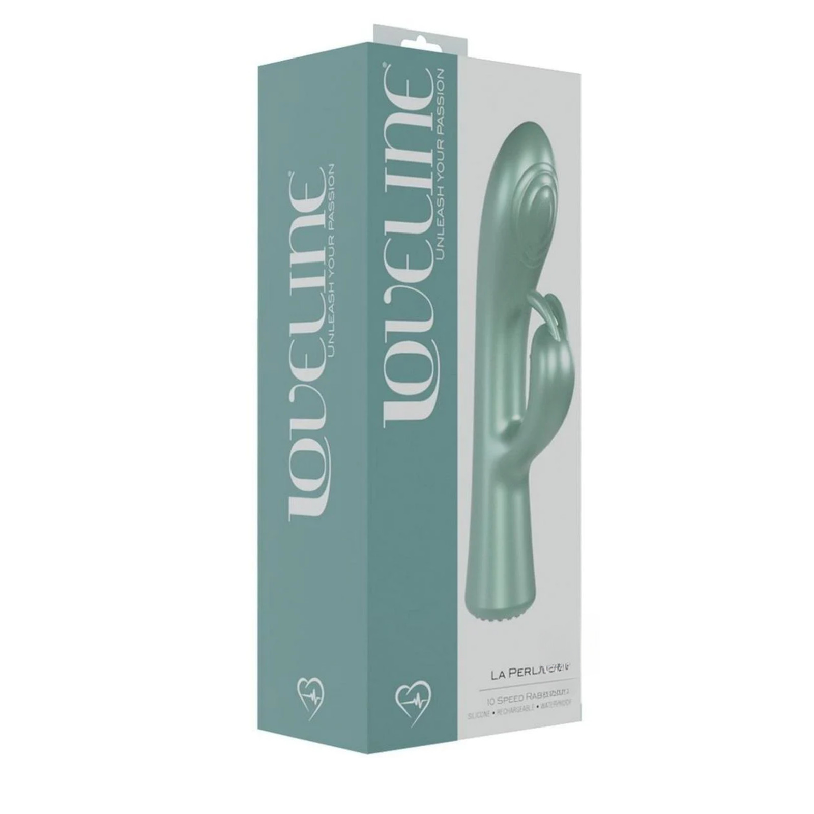 Rechargeable Rabbit Vibrator Silicone Powerful Vibrating G-spot Clit Stimulator