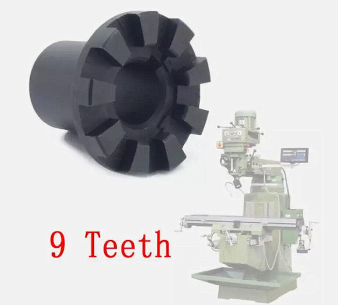 Milling Machine Gearshaft Clutch Insert Combining Tooth 9 Teeths CNC Mill Part