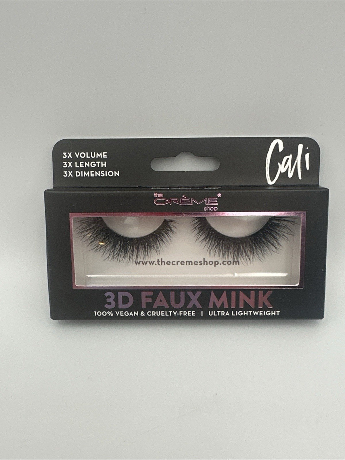 THE CRÈME SHOP Hollywood 3D Faux Mink 3X Volume, Length, Dimension Cali