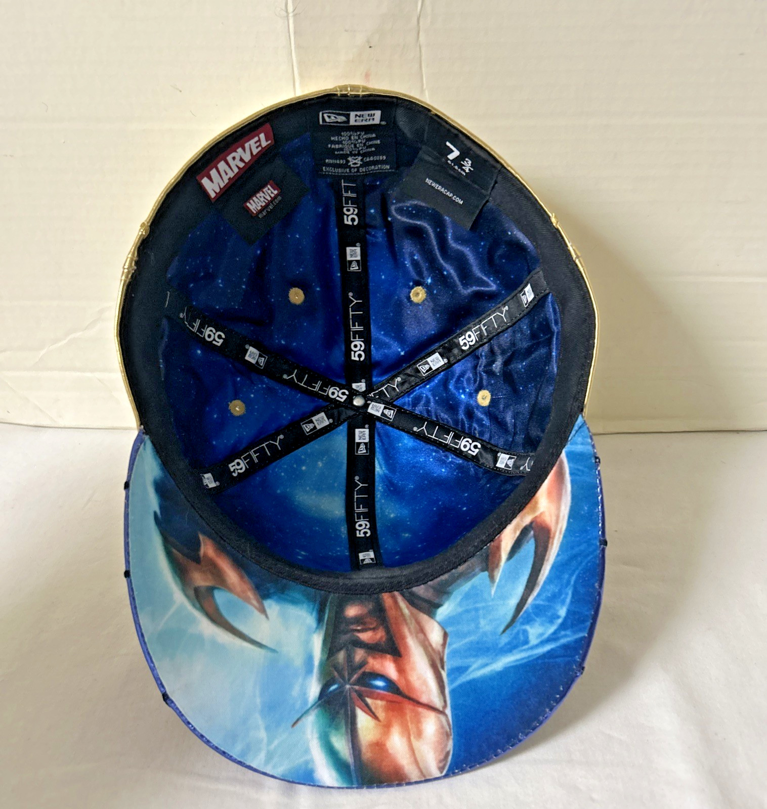 Nova Corps Armor 59Fifty Hat Red Sz 7 3/4