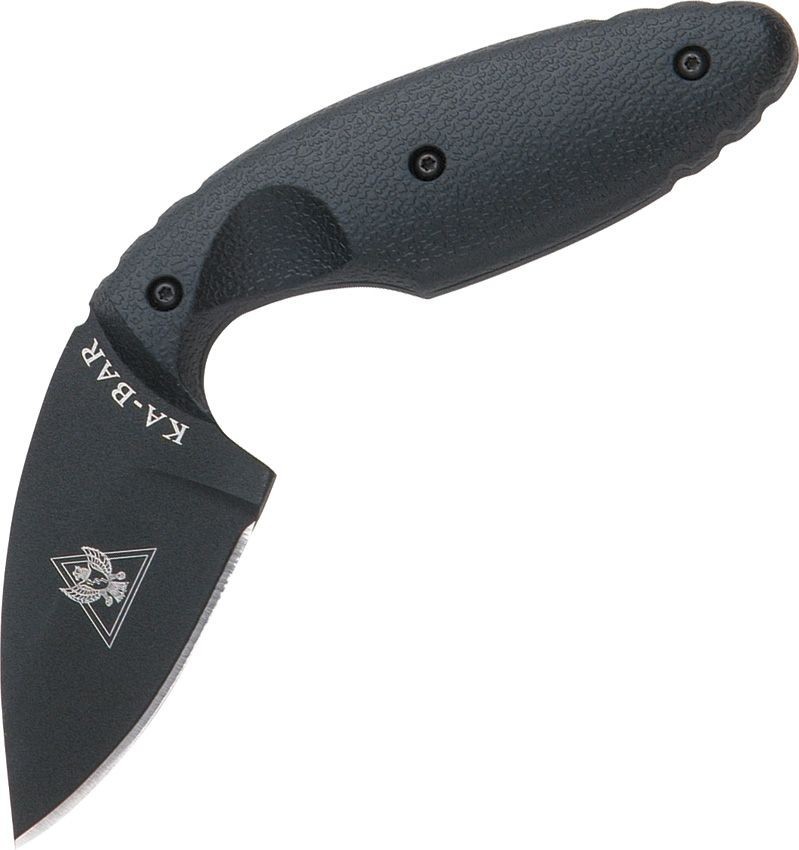 KA-BAR TDI Law Enforcement 2.31" AUS-8A Drop Point Black Zytel Knife