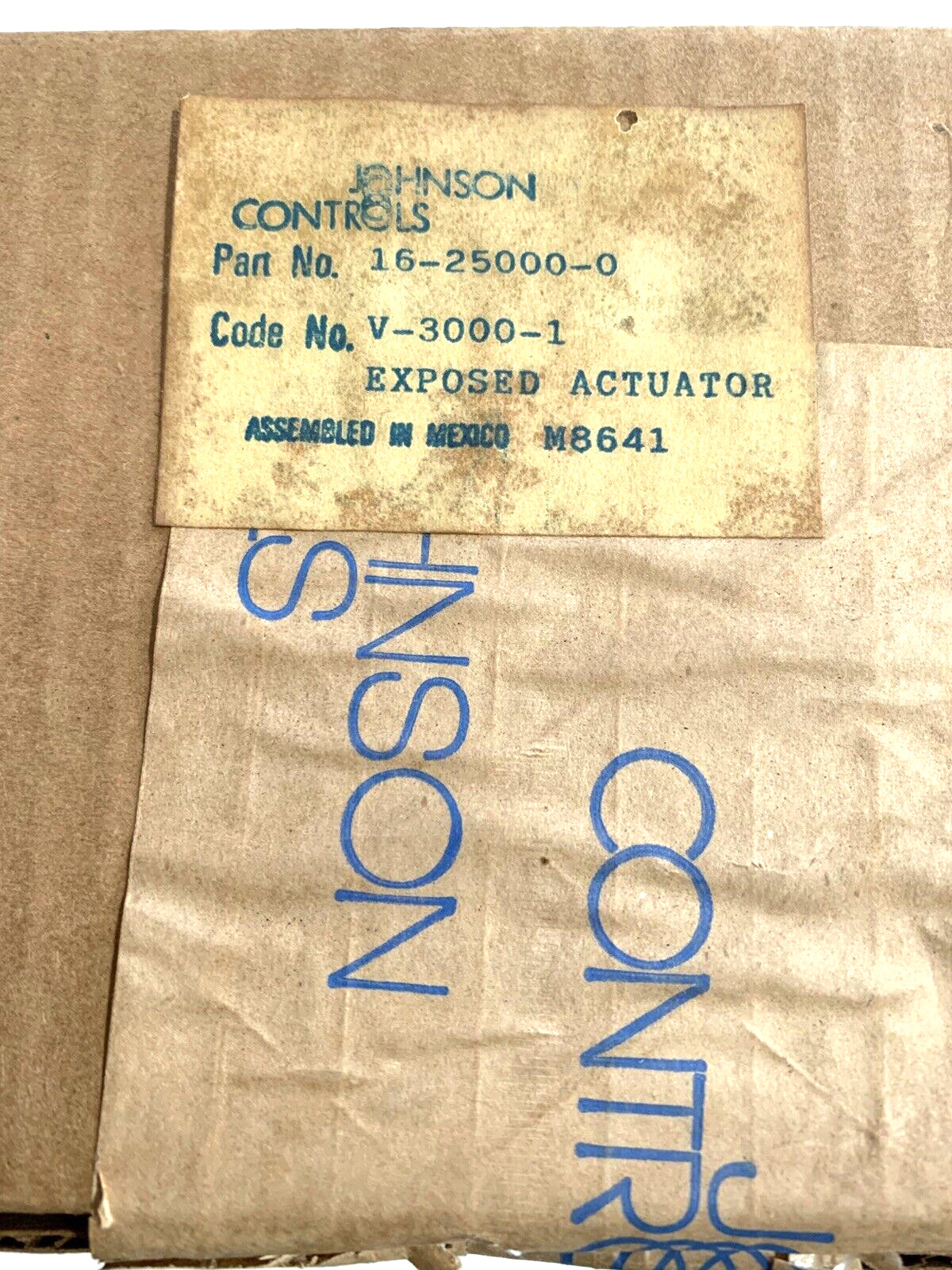 Johnson Controls Diaphragm Pneumatic Actuator Valve V-3000-1