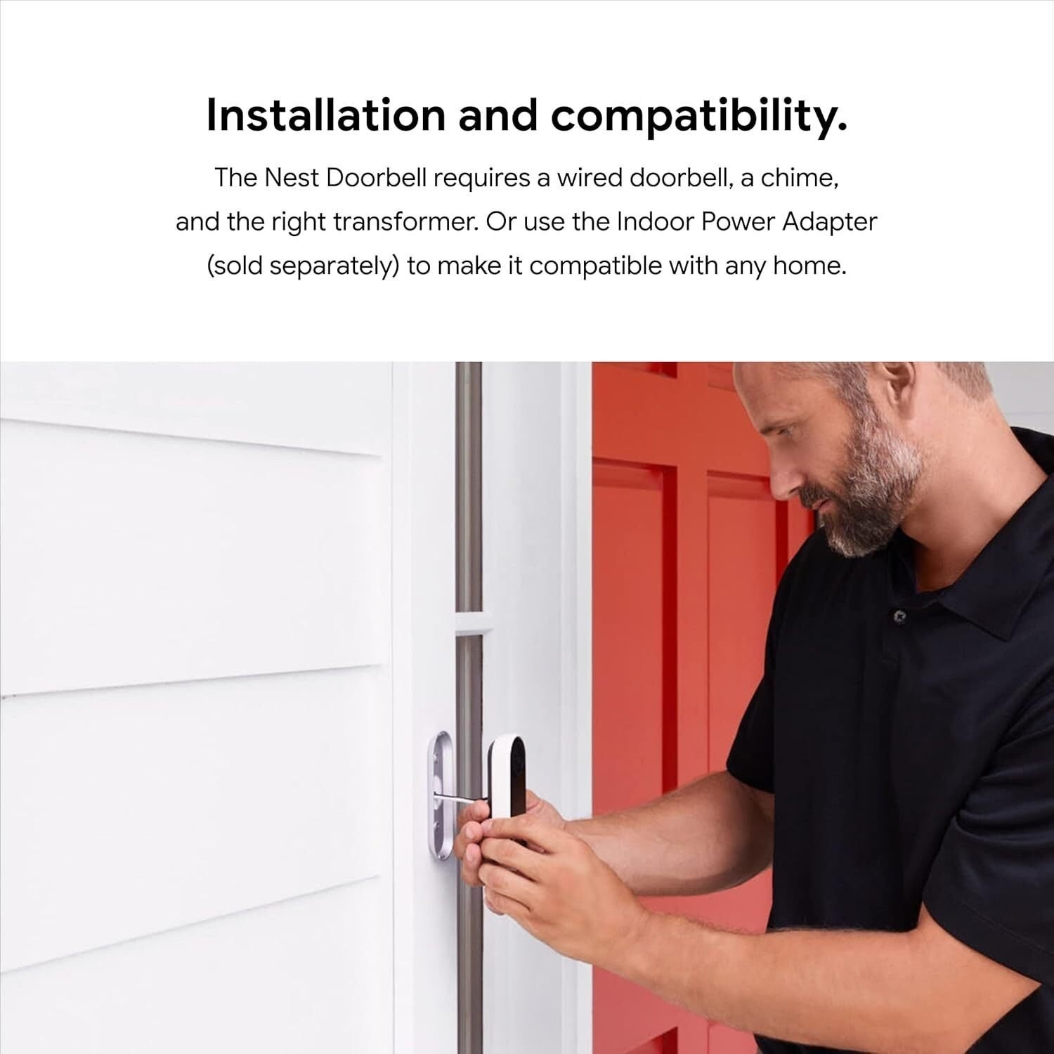Google Nest Hello video Doorbell Wired