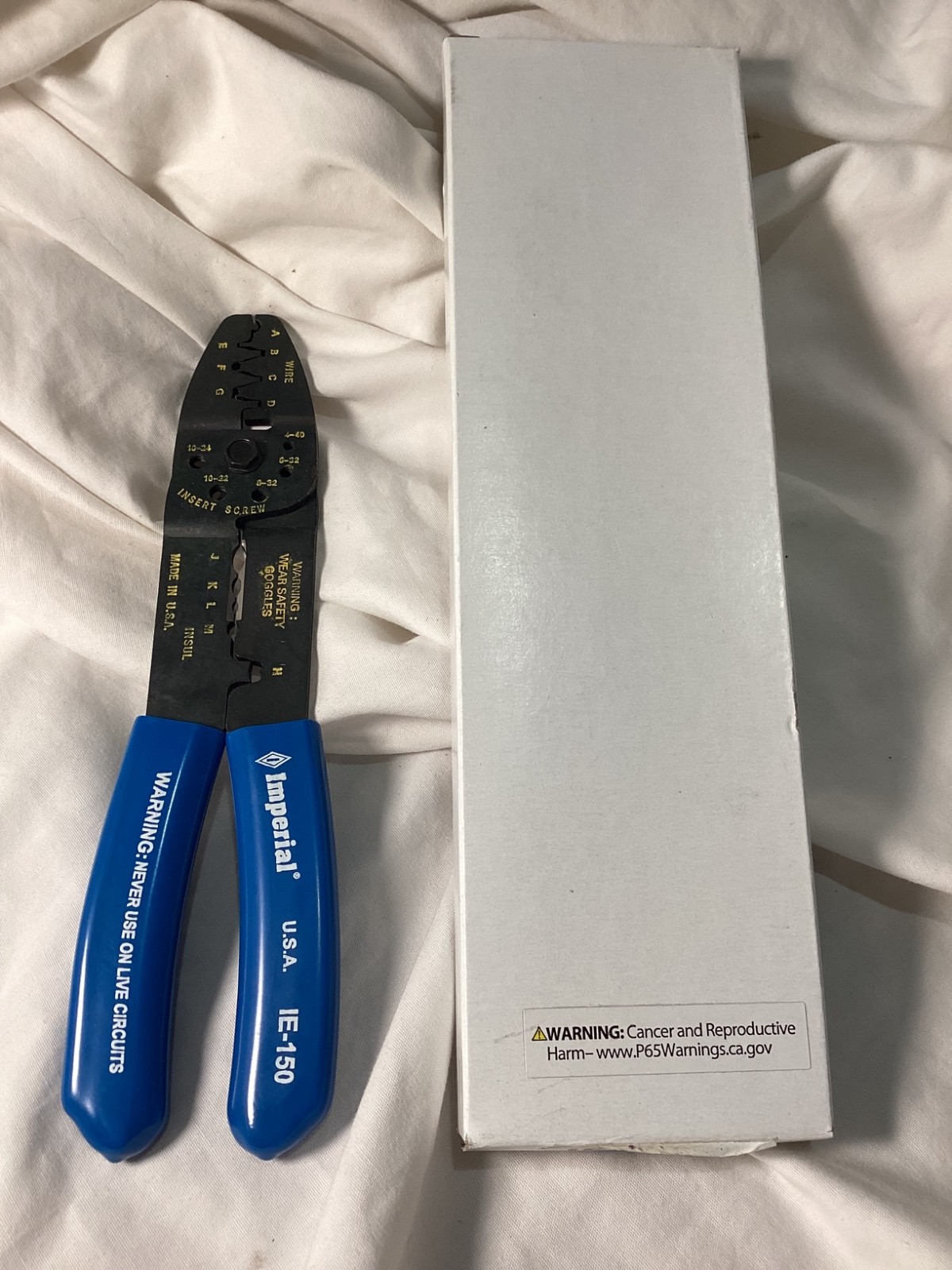 Imperial Tool IE-150 Open and Closed Barrel Crimper 10-22 AWG (USA)