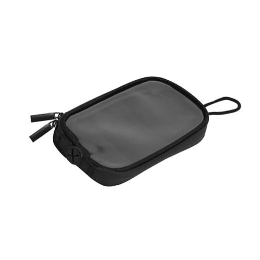 Universal 7'' Magnetic Tank Bag with Headphone Hole PU Leather Waterproof