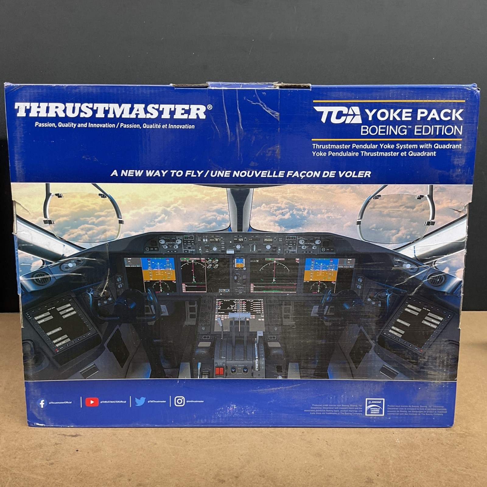 Thrustmaster TCA Yoke Pack Boeing Edition Controller for Microsoft Xbox...