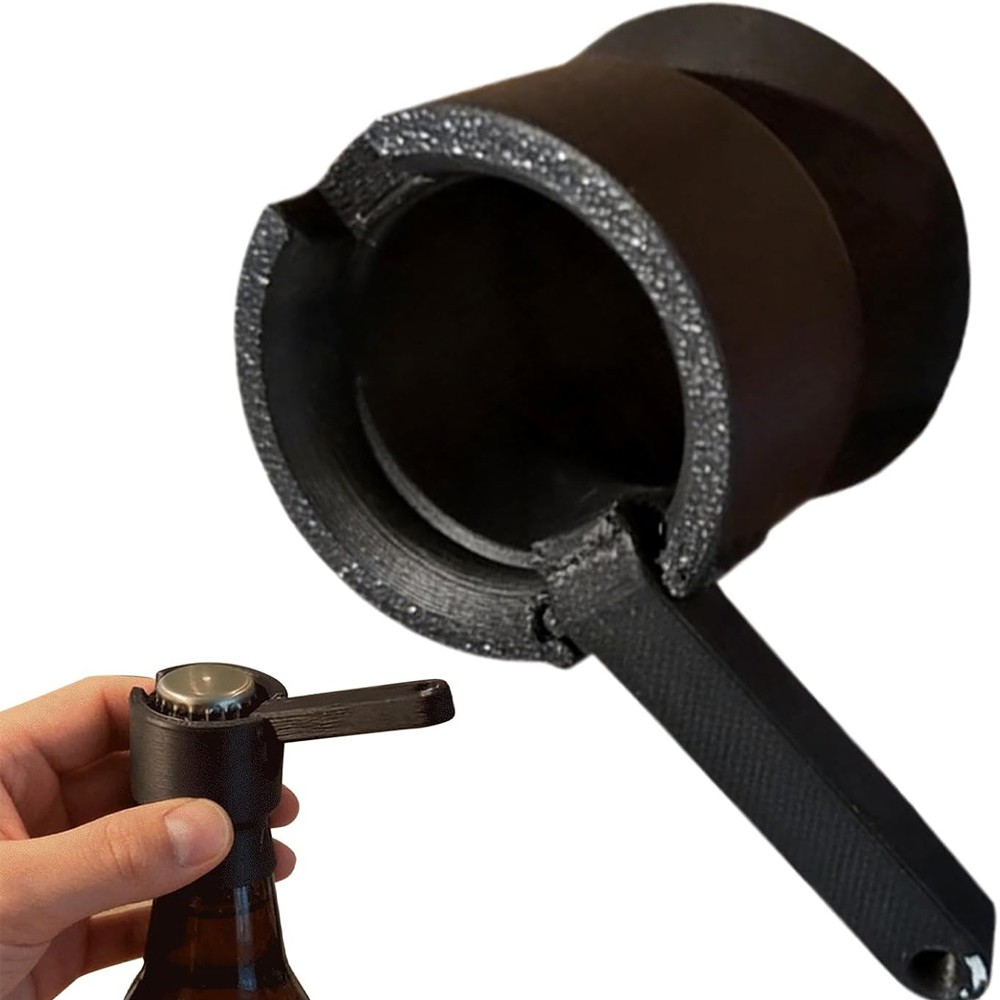 3D Printed Pop Up Bottle Opener - Fun Flipping Cap Launcher for Men Bar Tool