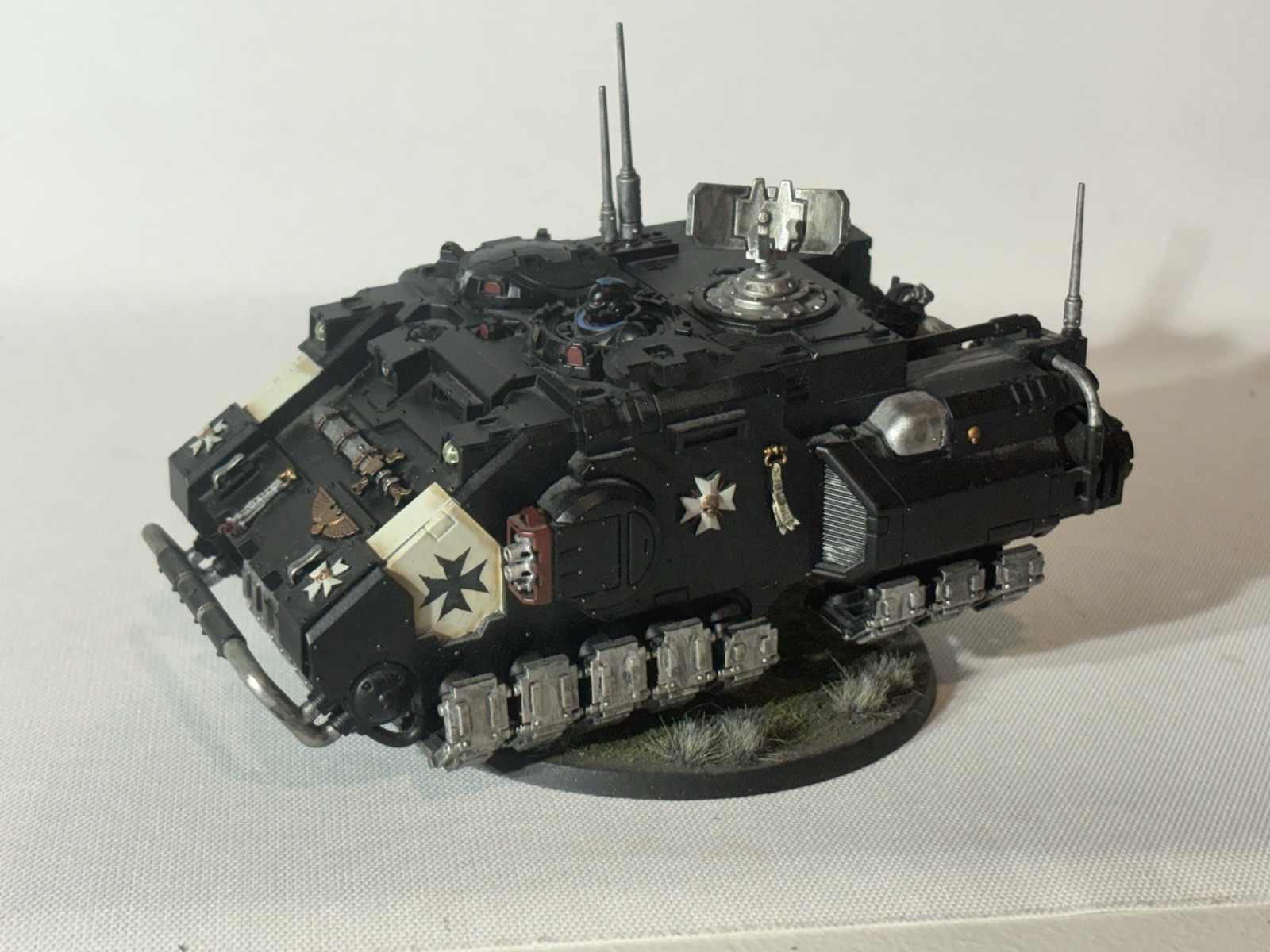 Warhammer 40k Black Templars Impulsor Transport Tank Full Painted Space Marines