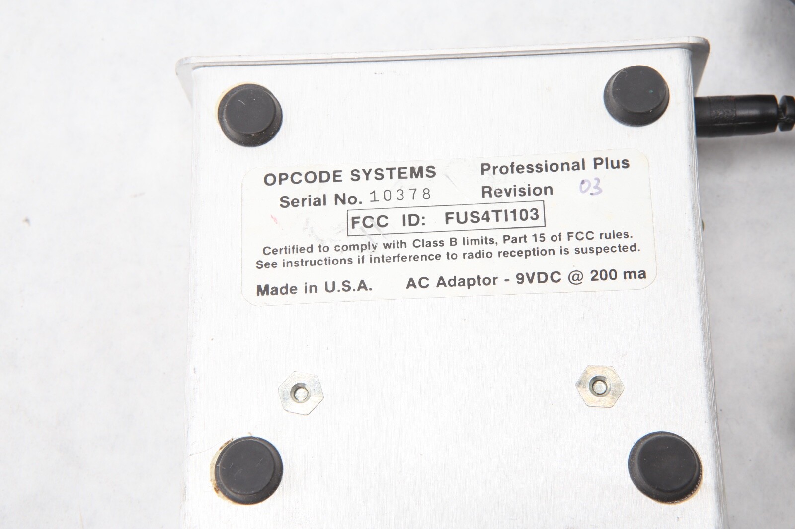 Opcode Systems Professional Plus Midi Interface - With Power Cord R51