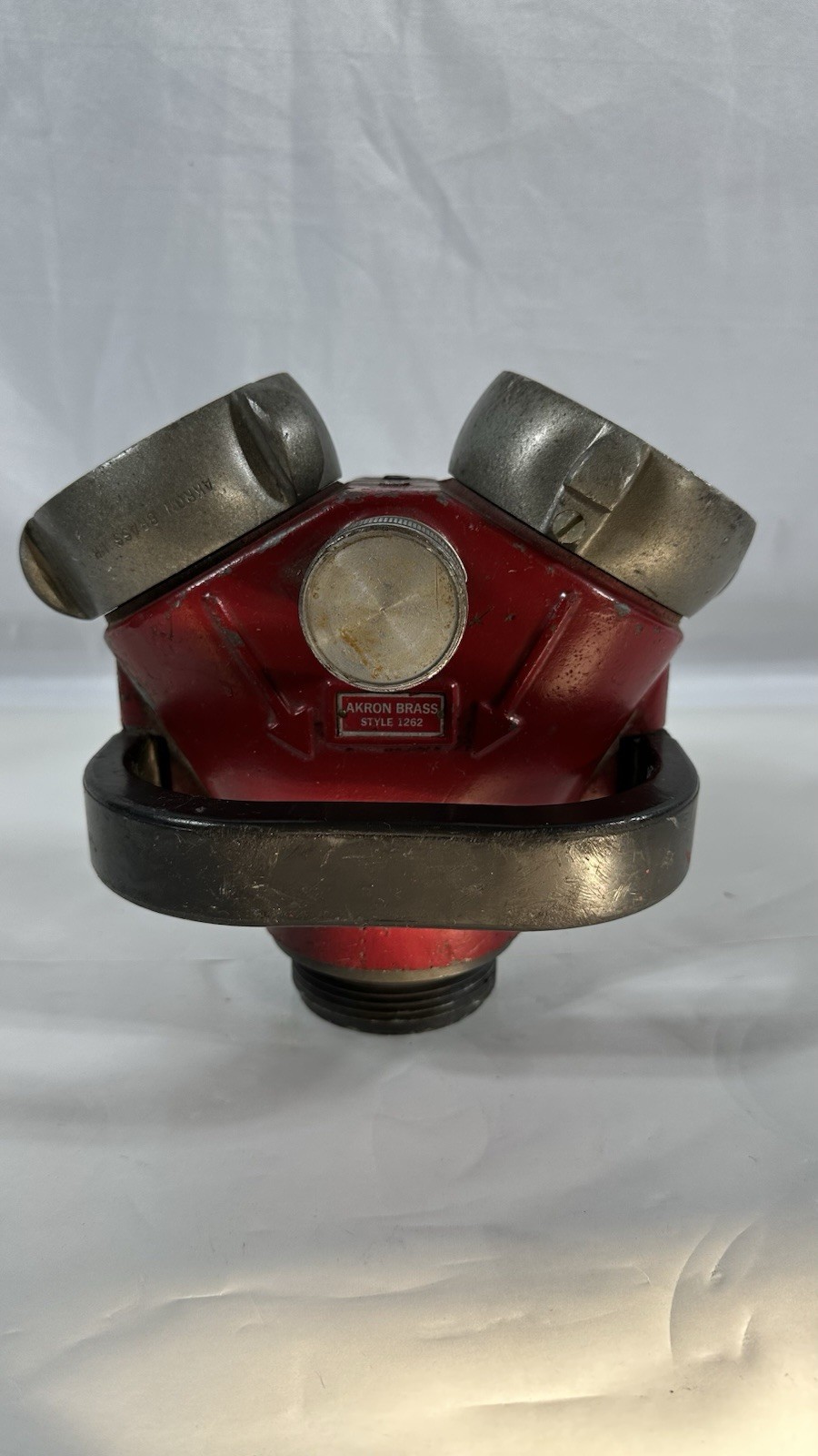 Akron Brass Style 1262 Fire Hose Siamese Wye Valve 2.5” NH x 1.5” Outlets
