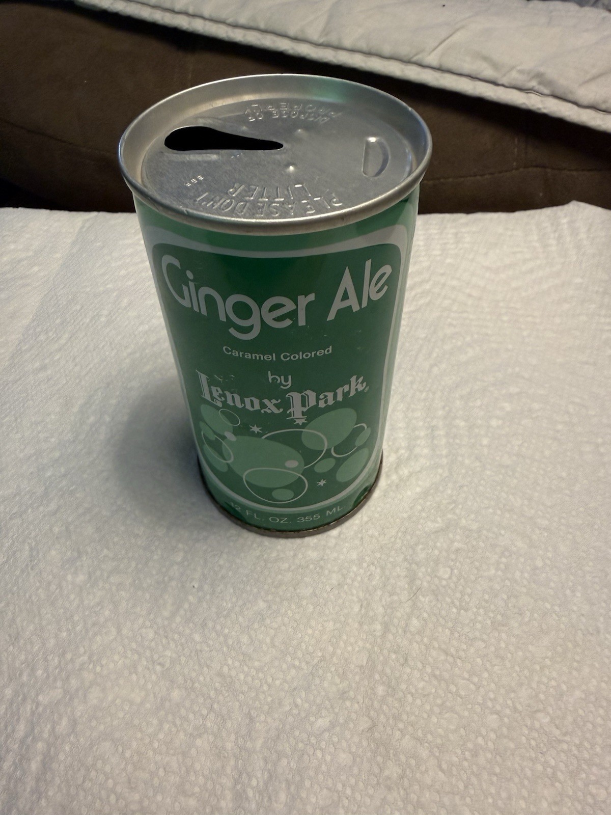 GINGER 🫚 ALE soda 🥤can BY LENOX PARK
