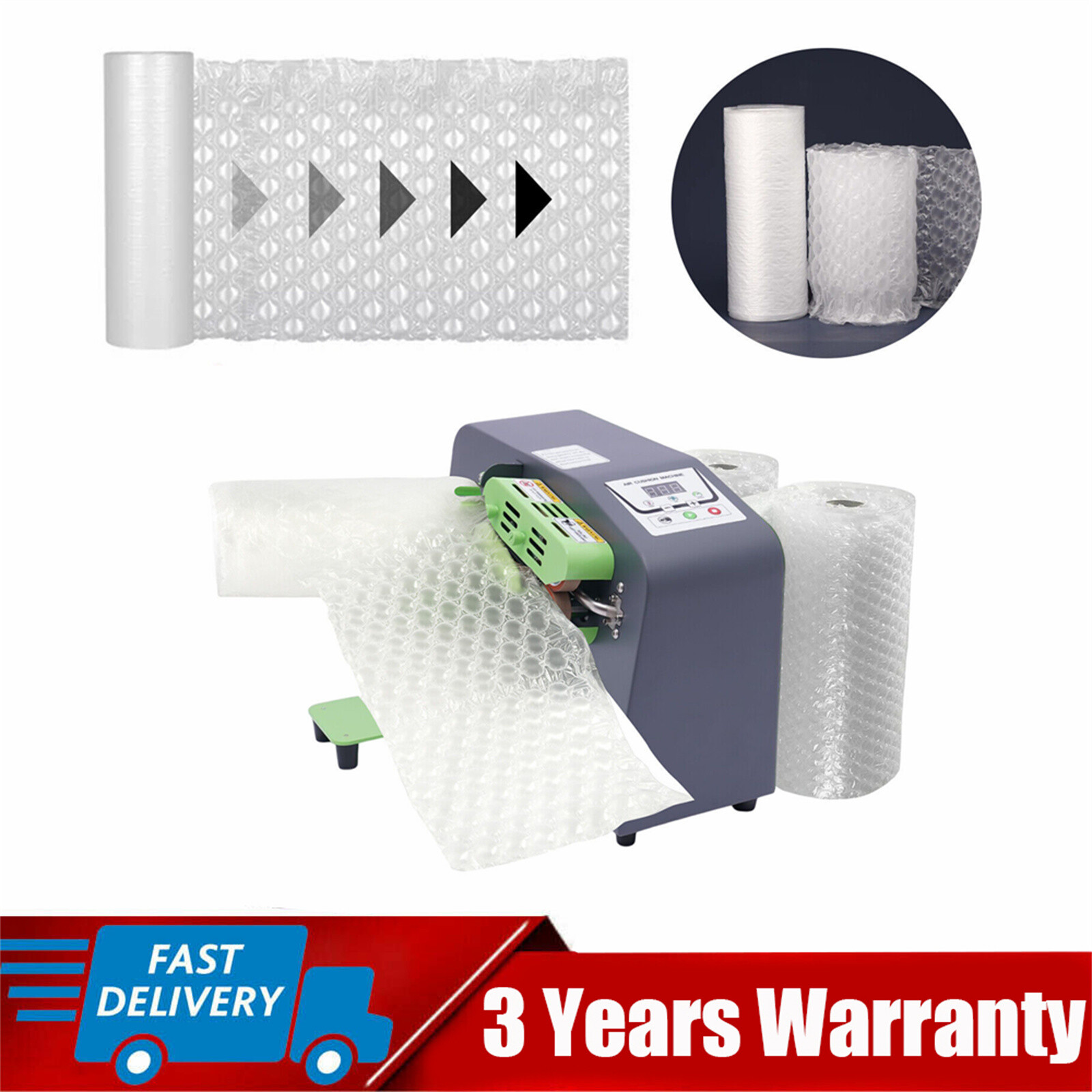 Air Bubble Maker Machine Air Cushion Films Machine Bags Wrap Air Pillow inflator