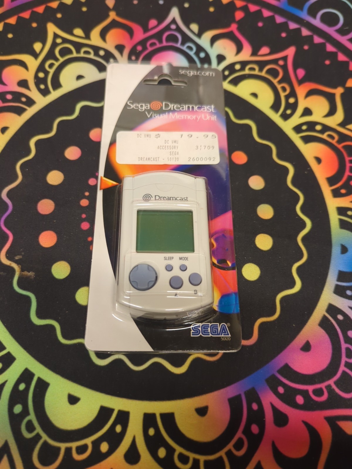Sega Dreamcast Visual Memory Unit, CIB, mk 50120, Shelf-worn