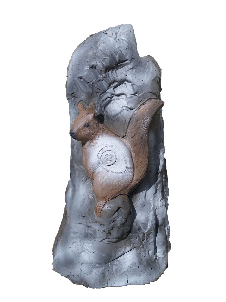 Leitold 3D Target Stone with Squirrel and Marten