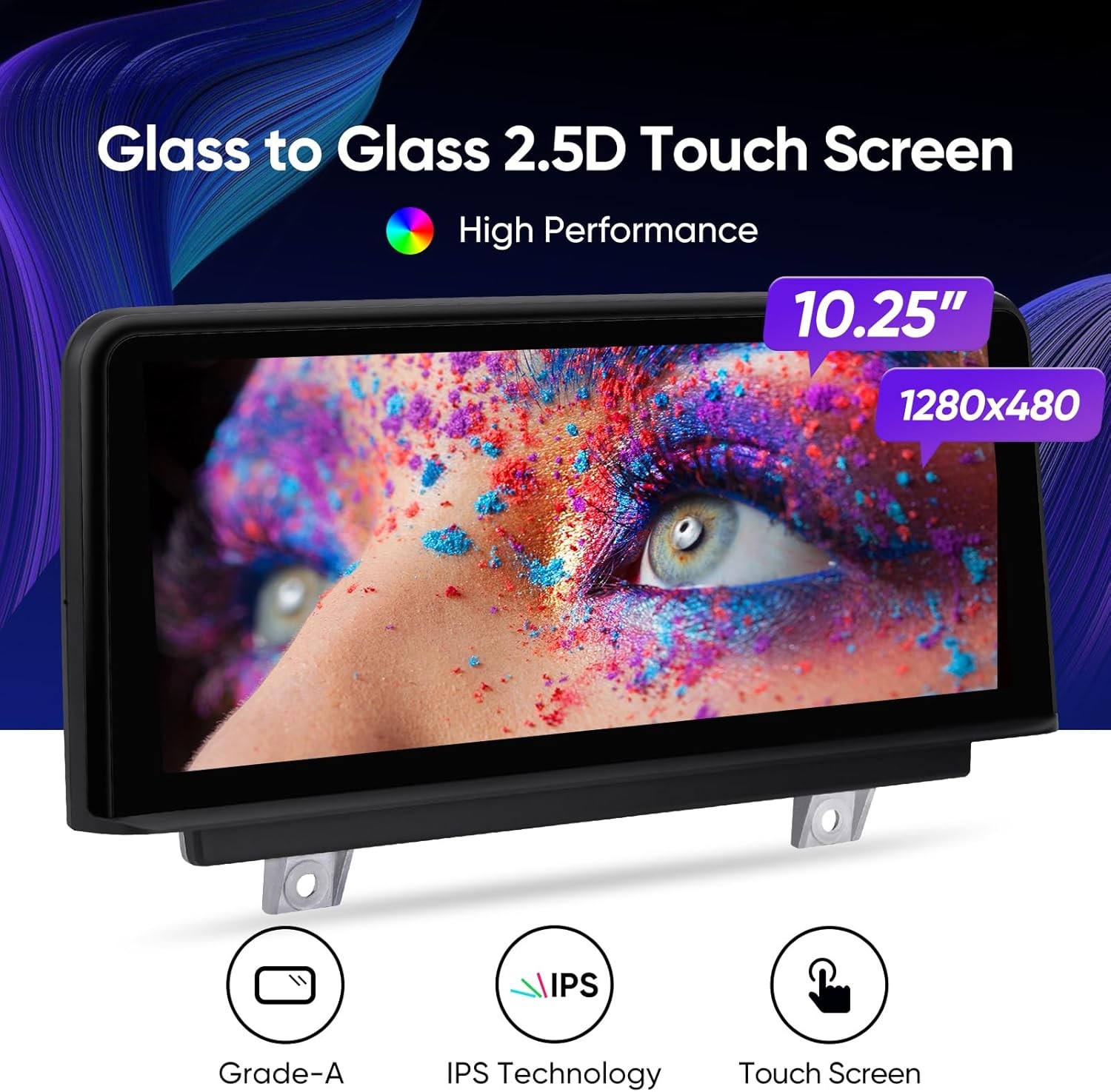 10.25' Touch Screen For BMW CIC X1 E84 Wireless CarPlay Android Auto 2009-2015