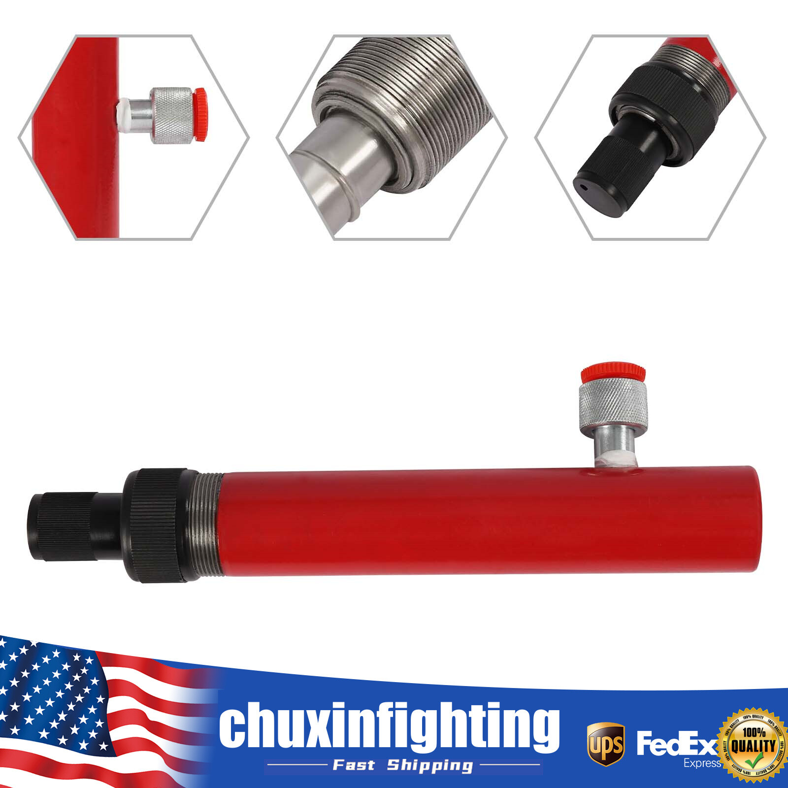 4T Heavy Duty Auto Body Porta Power Type Cylinder Hydraulic Repairment Pump NEW