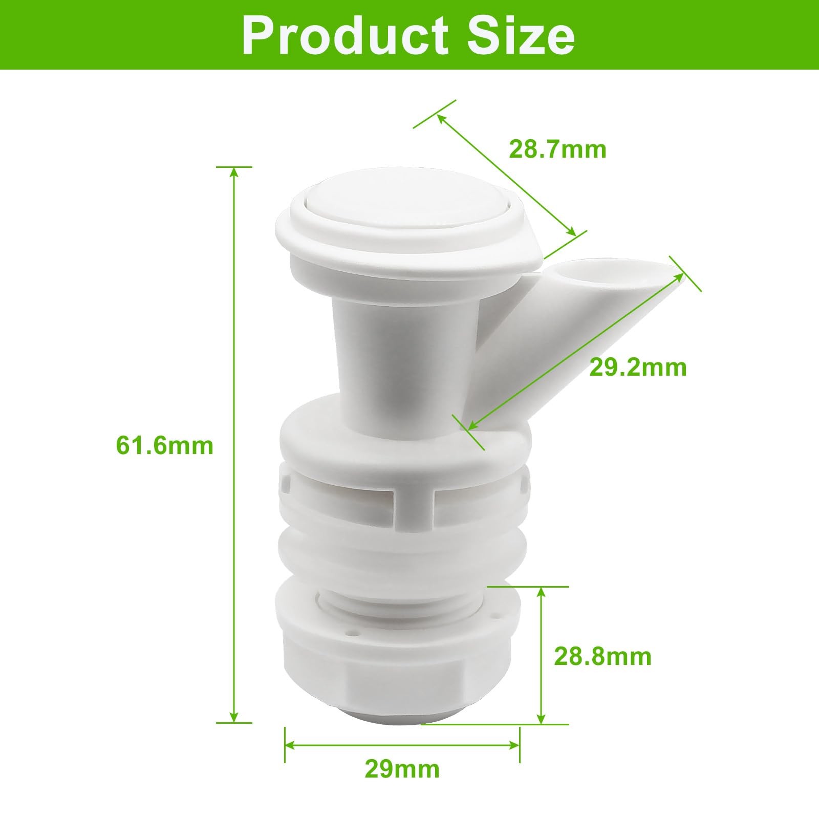 Push Button Spigot Kit Replacement - 3Pcs PP Water Cooler Spigot, Compatible ...