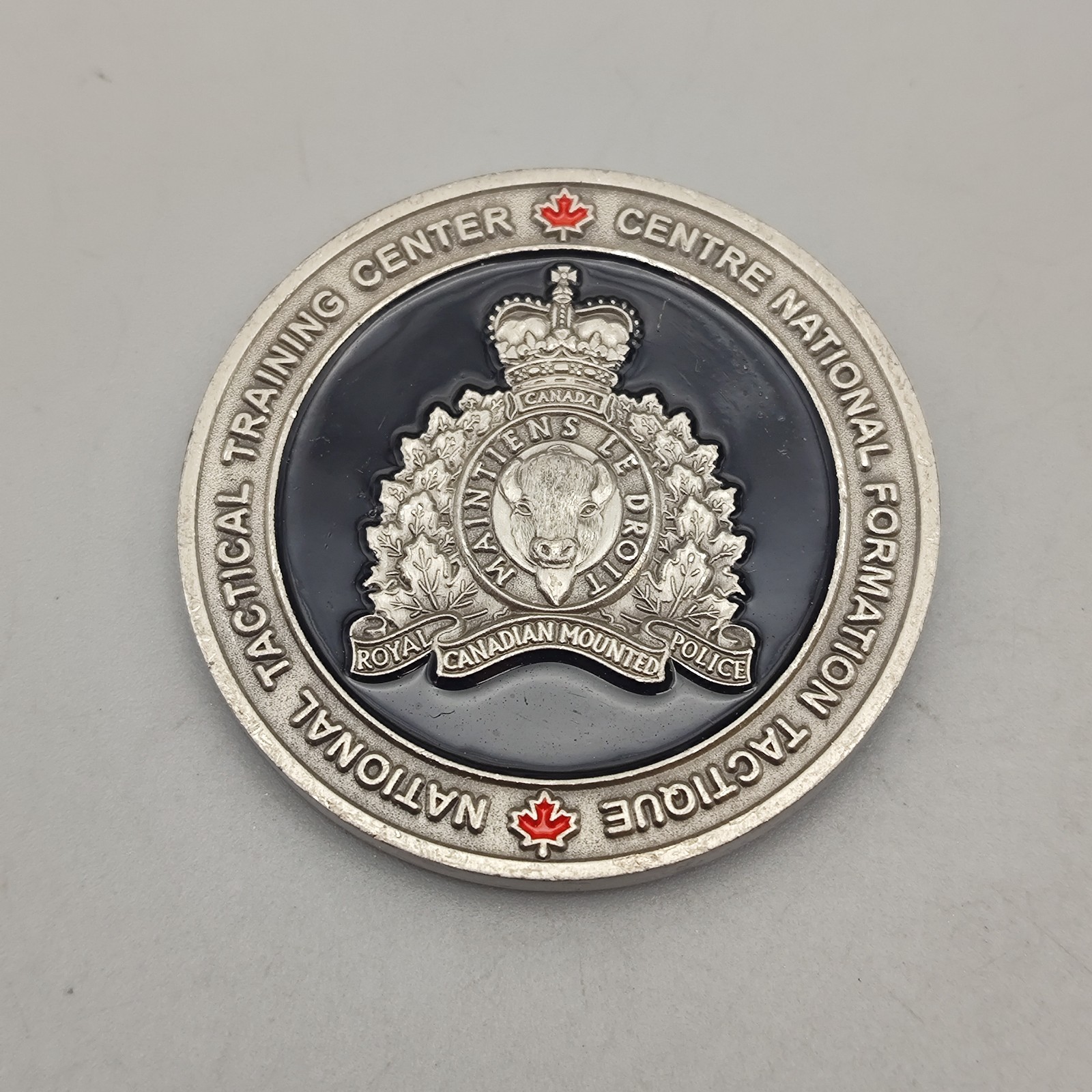 Tactical Training Section Rcmp-Grc Section Formation Tactique Challenge Coin