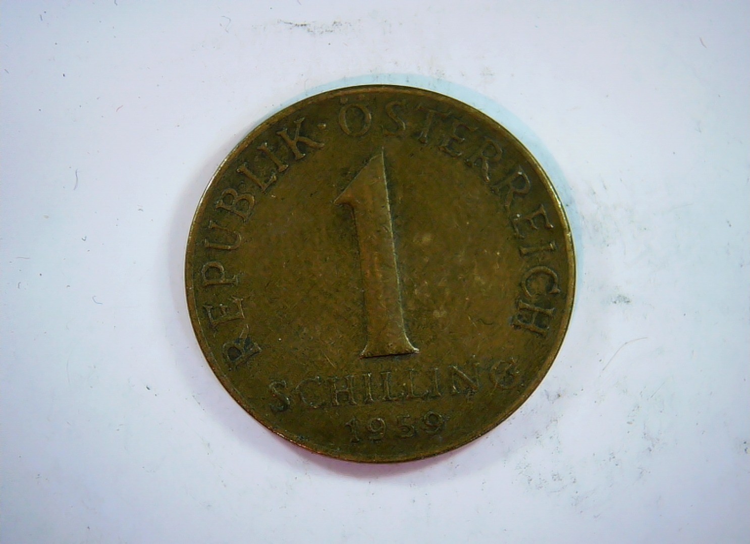 Austria 1959 1 Schilling Austria 1 Schilling (Edelweiss type) Coin