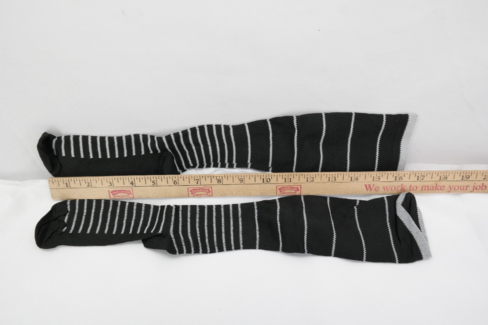 5 Pack L/XL Therapy Padded Support Compression Socks Black/Grey / TF