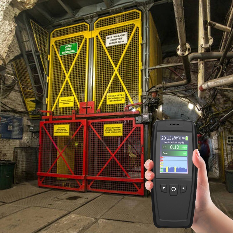 Test Beta Gamma X Ray Nuclear Black Nuclear Radiation Detector with LCD Screen
