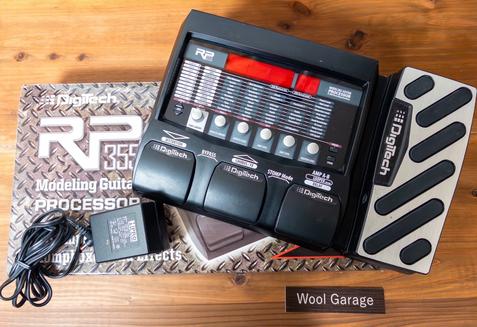 DigiTech RP355 Modeling Guitar Processor Multi Effects Pedal Tested w/ Box Japan