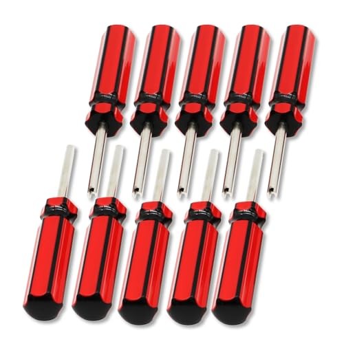10Pcs Car Auto Screwdriver Valve Stem Core Remover Tire Tube Installer Repair