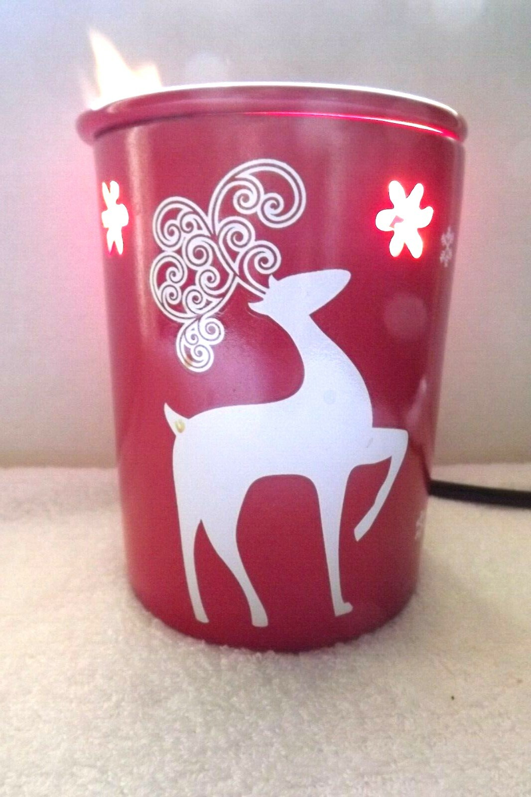 Tuscany Candle Fragrance Bar Warmer Reindeer original box