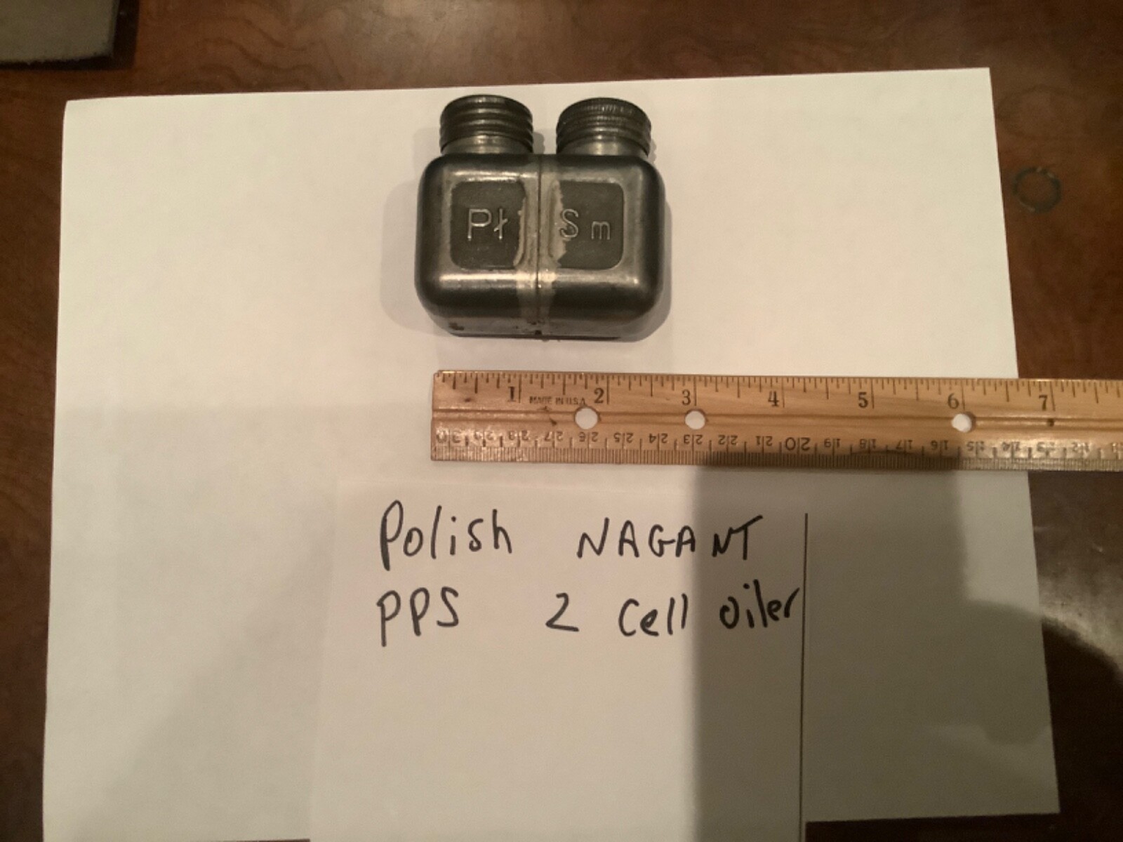 Original Polish Mosin Nagant Oiler - Pt Sm Marked