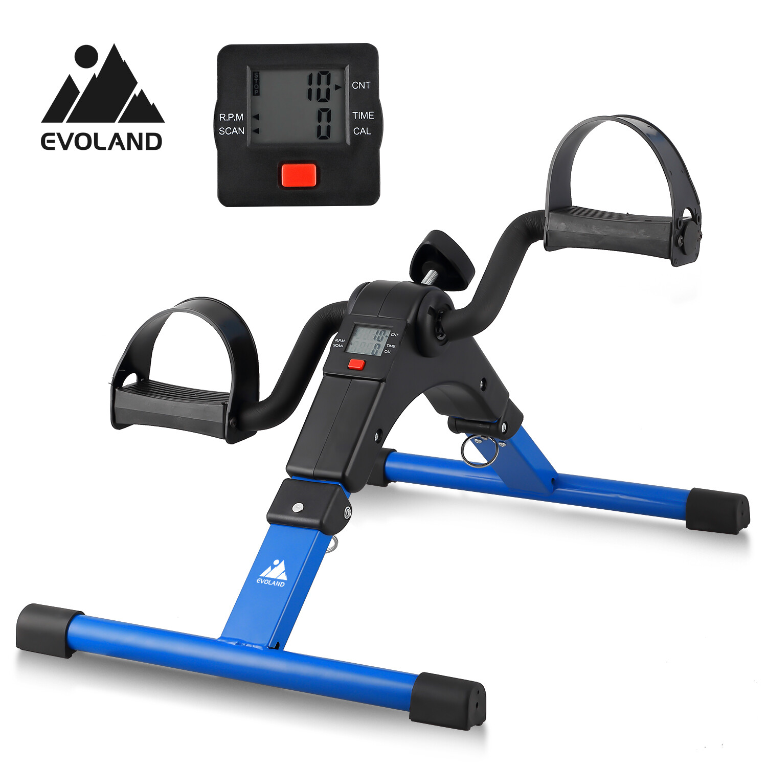 Portable Pedal Exerciser Under Desk Exercise Machine Arm Leg Exercise Peddler US