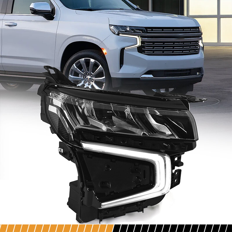 For Chevy Tahoe Suburban 2021-2024 Full LED Headlight Headlamp Passenger Right