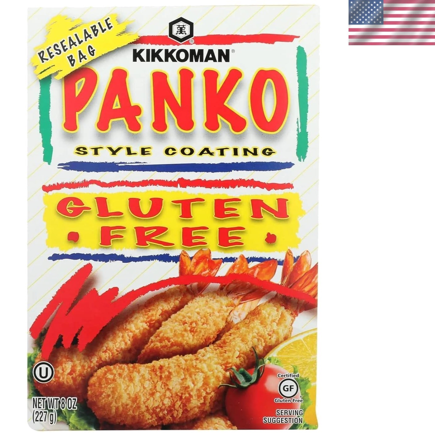 Panko Style Coating - Natural Flavor, Delicate and Crisp Texture, Gluten-Free...